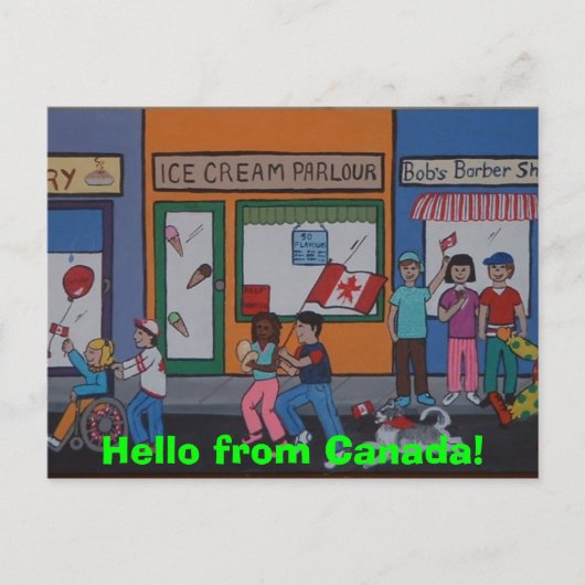 カナダ・デイ・ポストカード ポストカード (正面)