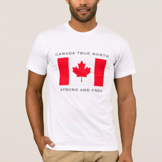 カナダ トゥルー・ノース・ストロング・アンド・フリー Tシャツ