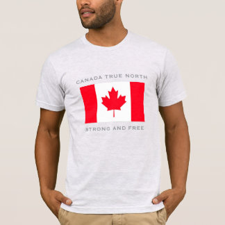 カナダ トゥルー・ノース・ストロング・アンド・フリー Tri-Blend Tシャツ