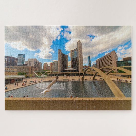 カナダ，トロントの風光明媚な景色 ジグソーパズル (横)