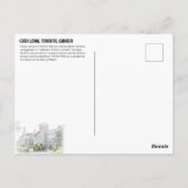 カナダ，トロント，カーサロマ ポストカード (裏面)