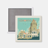 カナダ |トロント、カーサロマ マグネット (正面/裏面)