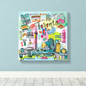 カナダ，トロント キャンバスプリント (インサイチュ (ウッドフロア))