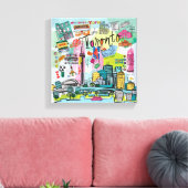 カナダ，トロント キャンバスプリント (インサイチュ (リビング))