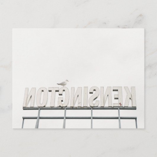 カナダ，トロント，ケンジントン市場サイン ポストカード (正面)