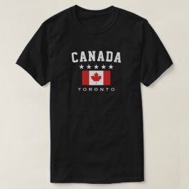 カナダ トロント ファイブスター フラグ Tシャツ