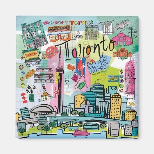 カナダ，トロント マグネット (正面)