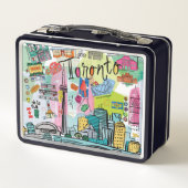 カナダ，トロント メタルランチボックス (裏面)