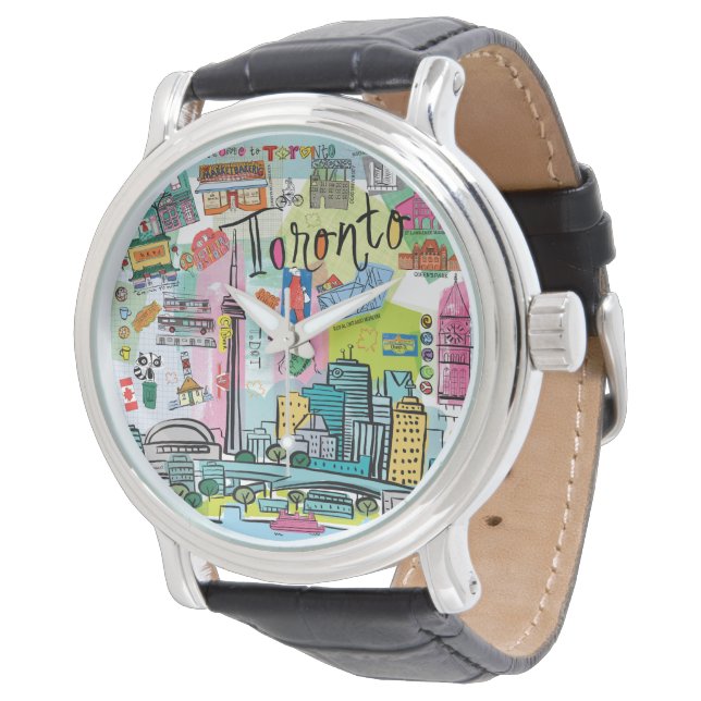 カナダ，トロント 腕時計 (アングル)