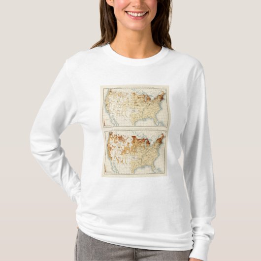 カナダ、ニューファウンドランド1890年の17人の先住民 Tシャツ (正面)