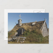 カナダ，ニューファンドランド州とラブラドール，ランス・オー ポストカード (正面/裏面)