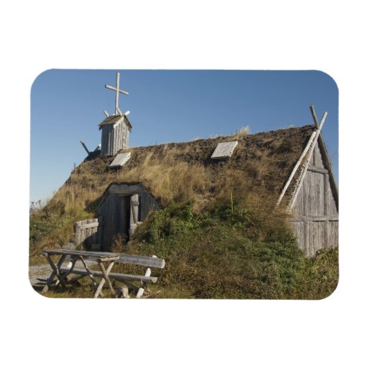 カナダ，ニューファンドランド州とラブラドール，ランス・オー マグネット (横)