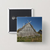 カナダ、ニューファンドランド、ラブラドール、ランセオー3 缶バッジ (正面&裏面)