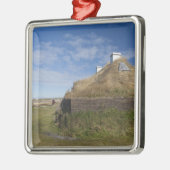 カナダ、ニューファンドランド、ラブラドール、ランセオー4 メタルオーナメント (左)