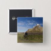 カナダ、ニューファンドランド、ラブラドール、ランセオー4 缶バッジ (正面&裏面)