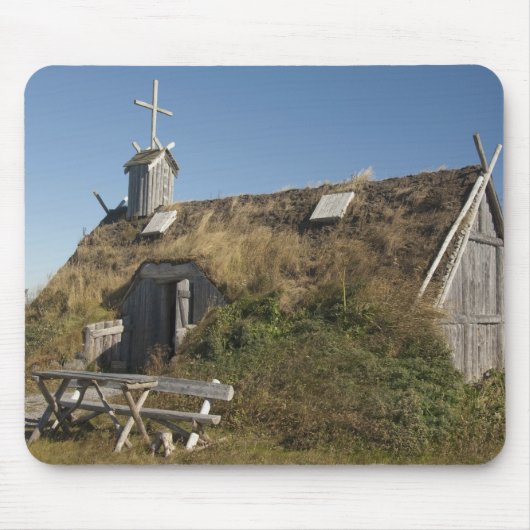 カナダ、ニューファンドランド、ラブラドール、ランセオー マウスパッド (正面)