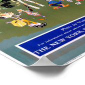 カナダ・ニューファンドランド・ヴィンテージ旅行ポスター復元 ポスター (角)