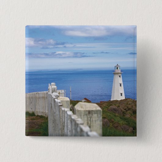 カナダ、ニューファンドランド、Cape Spear National 3 缶バッジ (正面)