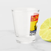 カナダ，ニューブランズウィック国旗 ショットグラス (左)