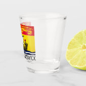 カナダ，ニューブランズウィック国旗 ショットグラス (右)