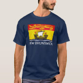カナダ,ニューブランズウィック国旗 Tシャツ (正面)