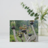 カナダ, ニューブランズウィック州, セントアンドリュース. 紅茶ポット ポストカード (スタンド正面)