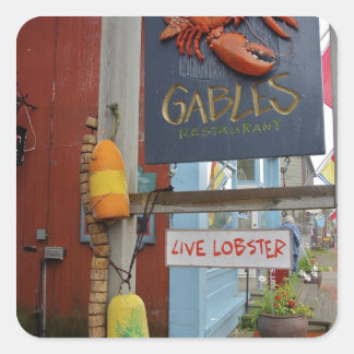 カナダ、ニューブランズウィック、セントアンドリュース。カラフル スクエアシール