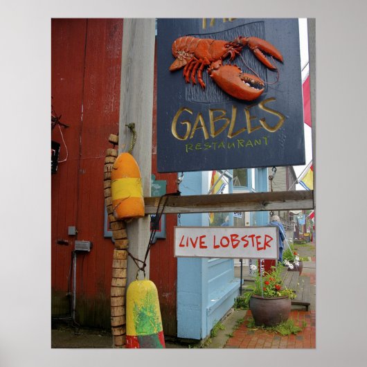 カナダ、ニューブランズウィック、セントアンドリュース。カラフル ポスター (正面)