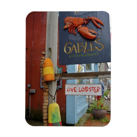 カナダ、ニューブランズウィック、セントアンドリュース。カラフル マグネット (縦)