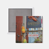 カナダ、ニューブランズウィック、セントアンドリュース。カラフル マグネット (正面/裏面)