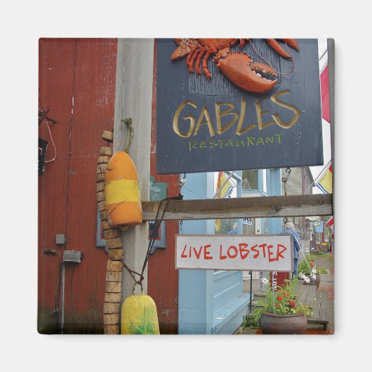 カナダ、ニューブランズウィック、セントアンドリュース。カラフル マグネット (正面)