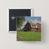 カナダ、ニューブルンズウィック、カンポベロ島。 缶バッジ (正面&裏面)