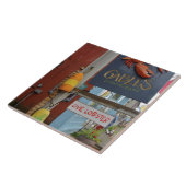 カナダ、ニューブルンズウィック、セントアンドリュース。カラフル タイル (側面)