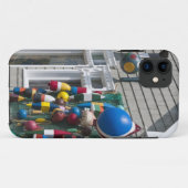 カナダ ノバスコシア州。ブルーロックスのブイの店 Case-Mate iPhoneケース (裏面(横))