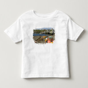 カナダ ノバスコシア州 ペギーズコーブ 2 トドラーTシャツ