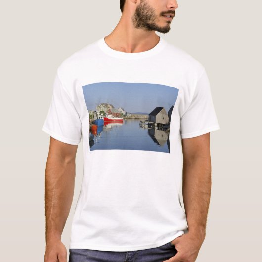 カナダ ノバスコシア州 ペギーズコーブ Tシャツ (正面)