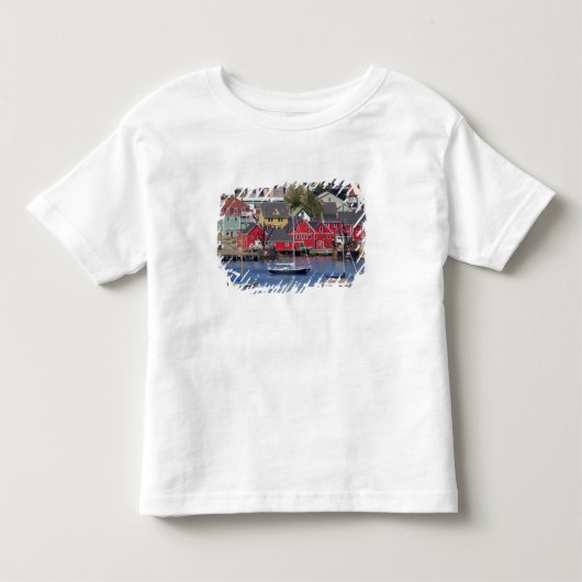 カナダ ノバスコシア州 ルーネンバーグ 3 トドラーTシャツ (正面)