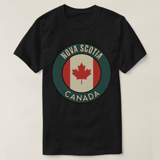 カナダ ノバスコシア州 Tシャツ (デザイン正面)