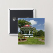 カナダ、ノバスコシア、ハリファックス、パブリックガーデン。 缶バッジ (正面&裏面)