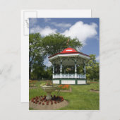 カナダ、ノバスコシア、ハリファックス、パブリックガーデン。2 ポストカード (正面/裏面)