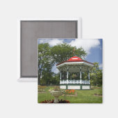 カナダ、ノバスコシア、ハリファックス、パブリックガーデン。2 マグネット (正面/裏面)