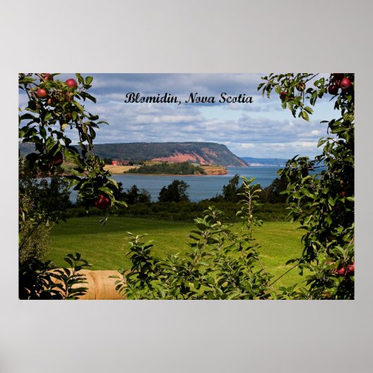 カナダ,ノバスコシア,ブロミジン ポスター (正面)