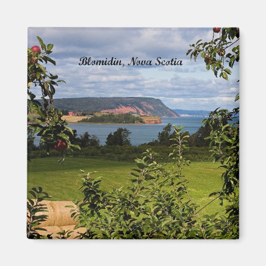 カナダ,ノバスコシア,ブロミジン マグネット (正面)