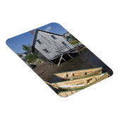 カナダ，ノバスコシア，ルーネンバーグ マグネット (右側)