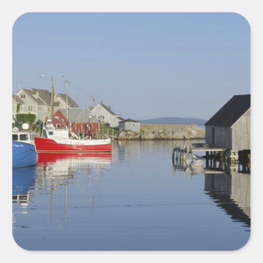 カナダ，ノヴァスコシア，ペギーズコーブ スクエアシール (正面)