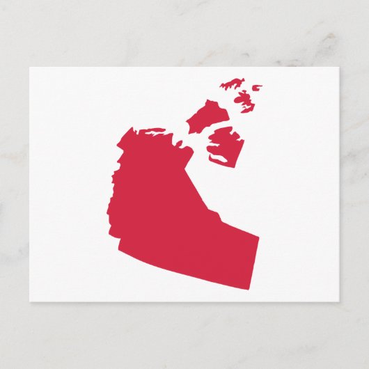 カナダ – ノースウエスト準州 ポストカード (正面)