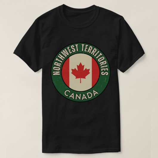 カナダ ノースウエスト準州 Tシャツ (デザイン正面)