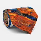 カナダ – ノースランド州，ヴィンテージ絵画 ネクタイ (ロール)