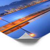 カナダ，バンクーバー，キティラノビーチ ポスター (角)