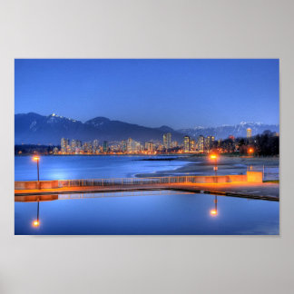 カナダ，バンクーバー，キティラノビーチ ポスター